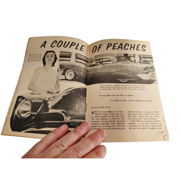 CUSTOMS ILLUSTRATED magazine FIRST ISSUE July 1958 V 1 No. 1 Chevrolet Hot Rod - Picture 9 of 10